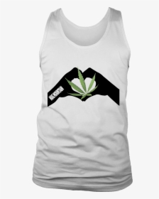 Heart Weed Men"s Tank From Nug Mountain - Lesbian Tank Tops, HD Png Download, Free Download