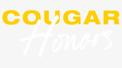 Cougar Honors 2019 Logo-no Date 3000px - Calligraphy, HD Png Download, Free Download