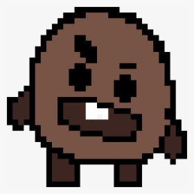 Shooky From Bt21 By Rapmonster - Easy Christmas Pixel Art, HD Png Download, Free Download