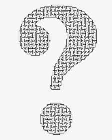 Maze In Shape Of Question Mark, HD Png Download, Free Download