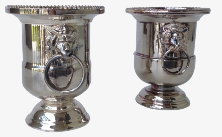 Silver Trophy Urn Lion Head Toothpick Holder, HD Png Download, Free Download