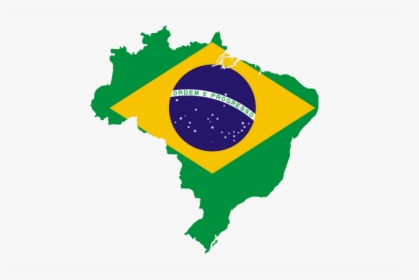 #brasil #bandeira #mapa #bandeiradobrasil - My Country Is Brazil, HD Png Download, Free Download