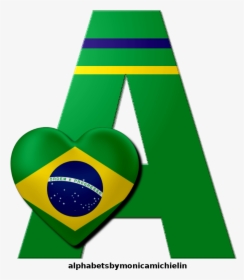 Brazil Flag Triangle, HD Png Download, Free Download
