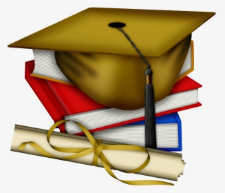 Green Graduation Cap Clipart, HD Png Download, Free Download