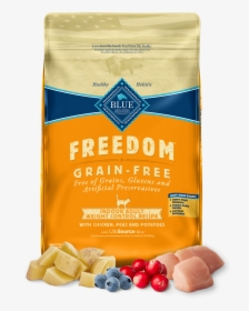 Blue Freedom Grain-free Indoor Weight Control Chicken - Buffalo Blue Grain Free Dog Food, HD Png Download, Free Download