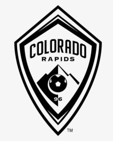 Colorado Rapids (ko) - Colorado Rapids Logo White And Black, HD Png Download, Free Download