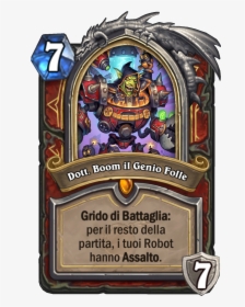 Itit Drboommadgenius - Invoke Hearthstone, HD Png Download, Free Download