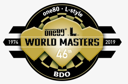 One80 L-style World Masters - Bdo World Masters 2019, HD Png Download, Free Download