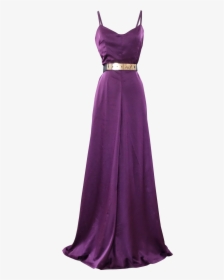 Long Purple Prom Dresses Photo - Dress, HD Png Download, Free Download