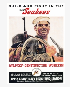 Navy Seabee Poster, HD Png Download, Free Download