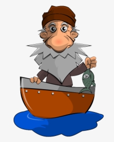 Free On Dumielauxepices Net - Fisherman Old Clipart, HD Png Download, Free Download