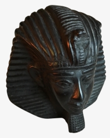 Vintage Egyptian Resin King Tut Bust On Chairish - Bronze Sculpture, HD Png Download, Free Download