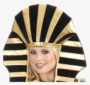 Egyptian Pharoah King Tut Headpiece For Men And Women - Egyptian Costume, HD Png Download, Free Download