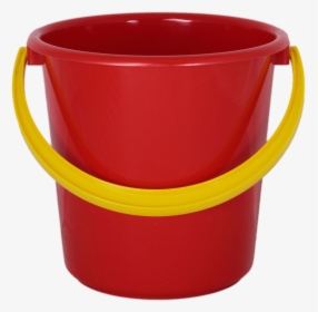 Red Plastic Bucket Png Image - Plastic Bucket Png, Transparent Png, Free Download
