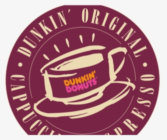 Logo Dunkin Donuts Cappuccino Vector Cdr & Png Hd - Dunkin Donuts, Transparent Png, Free Download