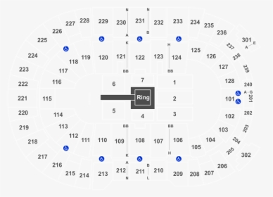 New Orleans Arena Seating Chart, HD Png Download, Free Download