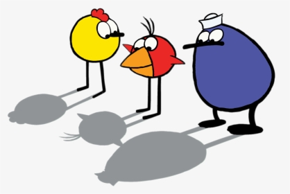 Peep, Chirp And Quack Looking At Their Shadows - Peep And The Big Wide World Peep Chirp And Quack, HD Png Download, Free Download
