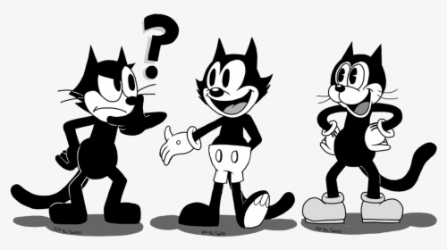 Imagine That One Of Two Styled Felix The Cat Has Designed - Felix The Cat Png, Transparent Png, Free Download