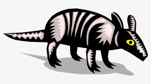 Vector Illustration Of Armored Armadillo Takes Stroll - Vector Graphics, HD Png Download, Free Download