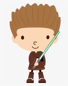 Anakin Green Lightsaber By Chrispix326 - Star Wars Clipart Cute, HD Png Download, Free Download