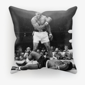 Muhammad Ali Knocks Out Sonny Liston ﻿sublimation Cushion, HD Png Download, Free Download