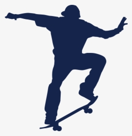 Skateboarding Silhouette, HD Png Download, Free Download
