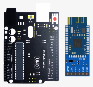Blexar Arduino Uno Board And Cc2541 Bluetooth Module, HD Png Download, Free Download