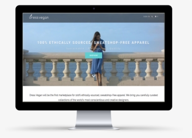 Mockup Website Sample For Aveya Site Mac Desktop Dress, HD Png Download, Free Download