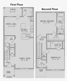 2 Bedroom - Floor Plan, HD Png Download, Free Download