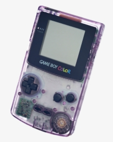 Transparent Video Game Console Clipart - Game Boy Color Transparent Purple, HD Png Download, Free Download