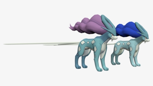 Download Zip Archive - Pokemon Suicune 3d Model, HD Png Download, Free Download
