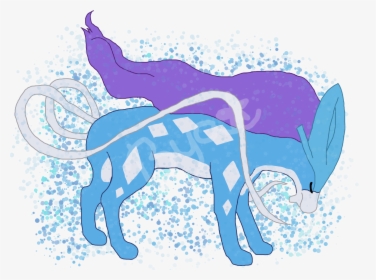 Suicune - Cartoon, HD Png Download, Free Download