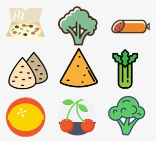Green Food And Food Food And Food Icon Icons - Icon, HD Png Download, Free Download