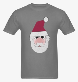 Santa Face Sunny Men"s T- Shirt - Santa Claus, HD Png Download, Free Download
