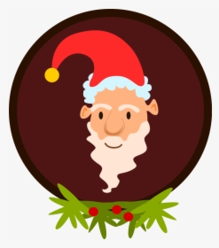 Santa Face Clip Art Download - Santa Round Png, Transparent Png, Free Download