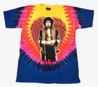 Tie Dye Jimi Hendrix T Shirt, HD Png Download, Free Download