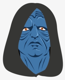 Emperor Palpatine Head Transparent , Png Download - Emperor Transparent Palpatine Head, Png Download, Free Download