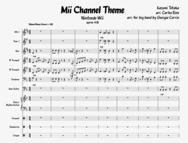 Mii Channel Band Arrangement, HD Png Download, Free Download