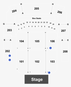Seating Chart Park Theater Mgm Las Vegas, HD Png Download, Free Download