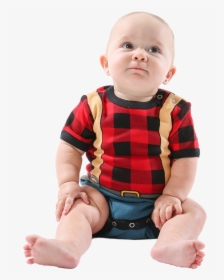 Infant Creeper Onesie - Sitting, HD Png Download, Free Download