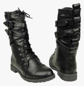 Black Boots Png Image - Black Combat Boots Transparent Background, Png Download, Free Download