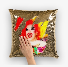 Adora ﻿sequin Cushion Cover"  Class="lazyload None"  - Nicolas Cage Shrek Pillow, HD Png Download, Free Download