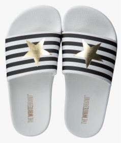 White The White Brand Flip Flops Star White Stripes - Slip-on Shoe, HD Png Download, Free Download