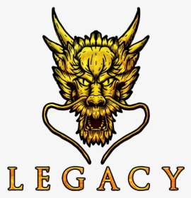 Shop Legacy - Gold Dragon Head Png, Transparent Png, Free Download