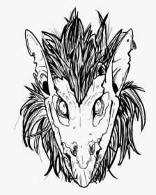 Dragon Head Coloring Pages For Kids - Cool Dragon Head Coloring Pages, HD Png Download, Free Download