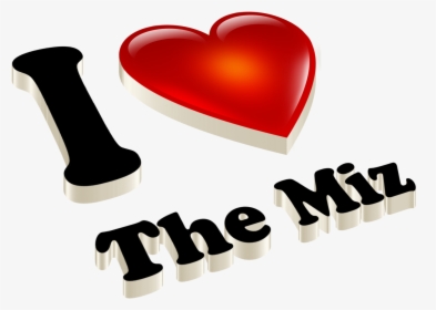 The Miz Heart Name Transparent Png - Haram Name, Png Download, Free Download