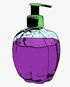Soap Bottle - Clip Art, HD Png Download, Free Download