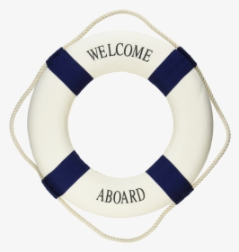 Welcome Aboard Life Ring, HD Png Download, Free Download