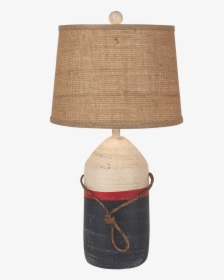 Beach Cottage Large Buoy With Rope Accent Lamp - Lampshade, HD Png Download, Free Download