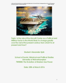 Navy Aircraft Carrier Art , Png Download - Uss Ronald Reagan, Transparent Png, Free Download